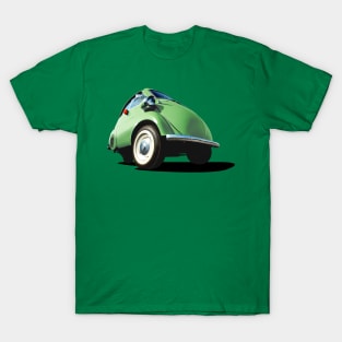Isetta bubble car in green T-Shirt